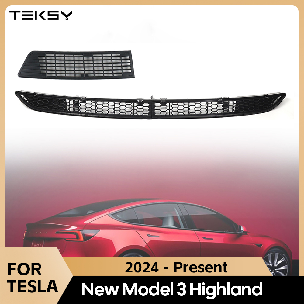 Para tesla modelo 3 highland 2024 amortecedor inferior anti inseto net anti poeira grade de ventilação interna capa à prova de insetos capa frontal