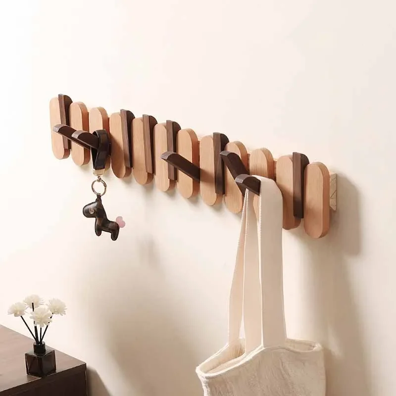 Porte-manteau mural T1 pour clé de piano, chaperon, châle, jouet, vêtements, évaluateurs, portable, hall d'entrée, crochets de rangement pour vêtements