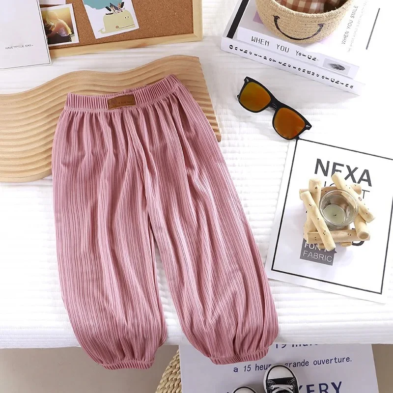 Sommer Jungen Mädchen Hosen lässig Baby Kinder lose Hosen Mädchen atmungsaktive Hose Kinder Kleidung