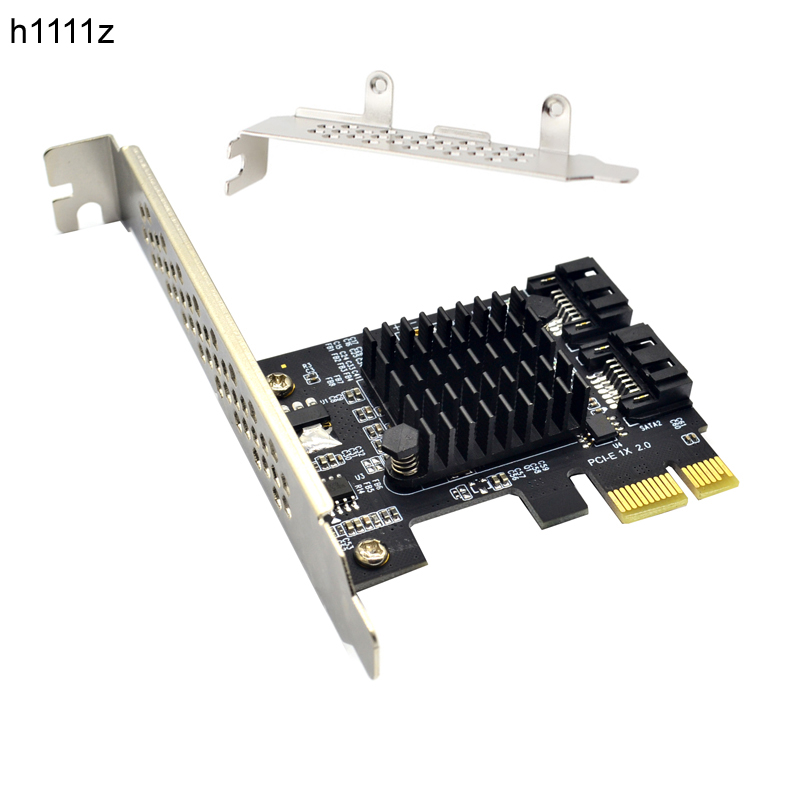 Pcie Naar Sata Uitbreidingskaart Marvell 9125 Chip Pci Express X1 Naar 2 Port Sata 3.0 6Gb Adapter Controller Pci-e Sata Extensiekaart