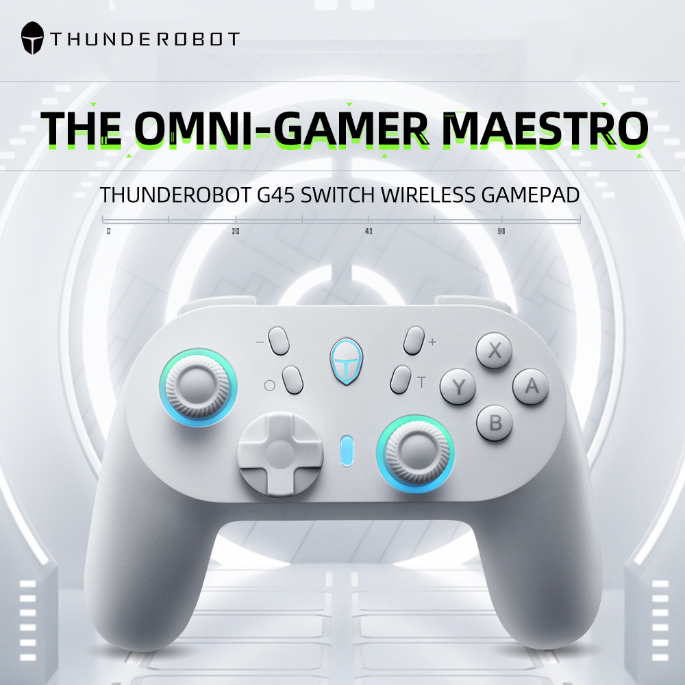 Thunder obot g45 pro Drei-Modus-Wireless-Gamepad-Gaming-Controller Hall-Effekt eingebauter Nfc für Switch Windows PC Dampf-TV