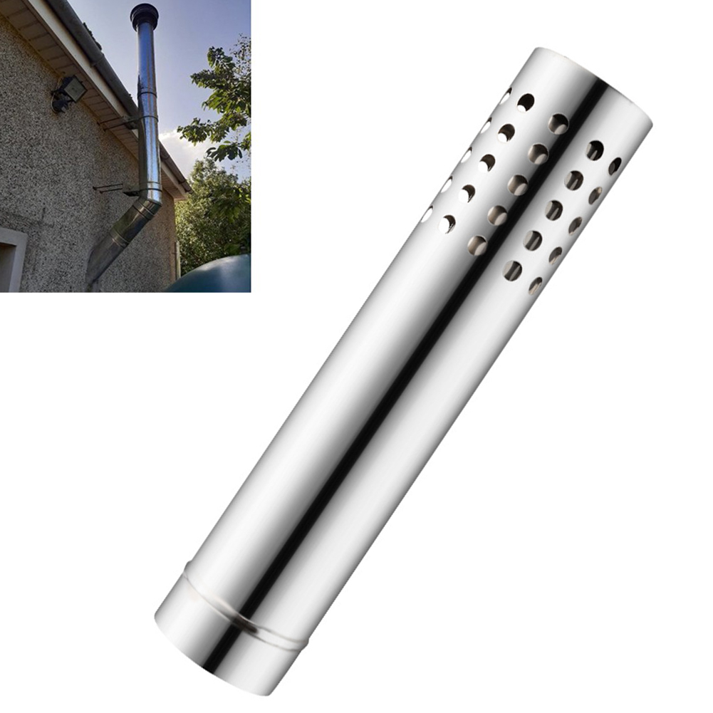 Stove Pipe With Holes 50cm*6cm Flue Chimney Extension Tube Spark Arrestor For Log Wood Stove Home Stove Accessories