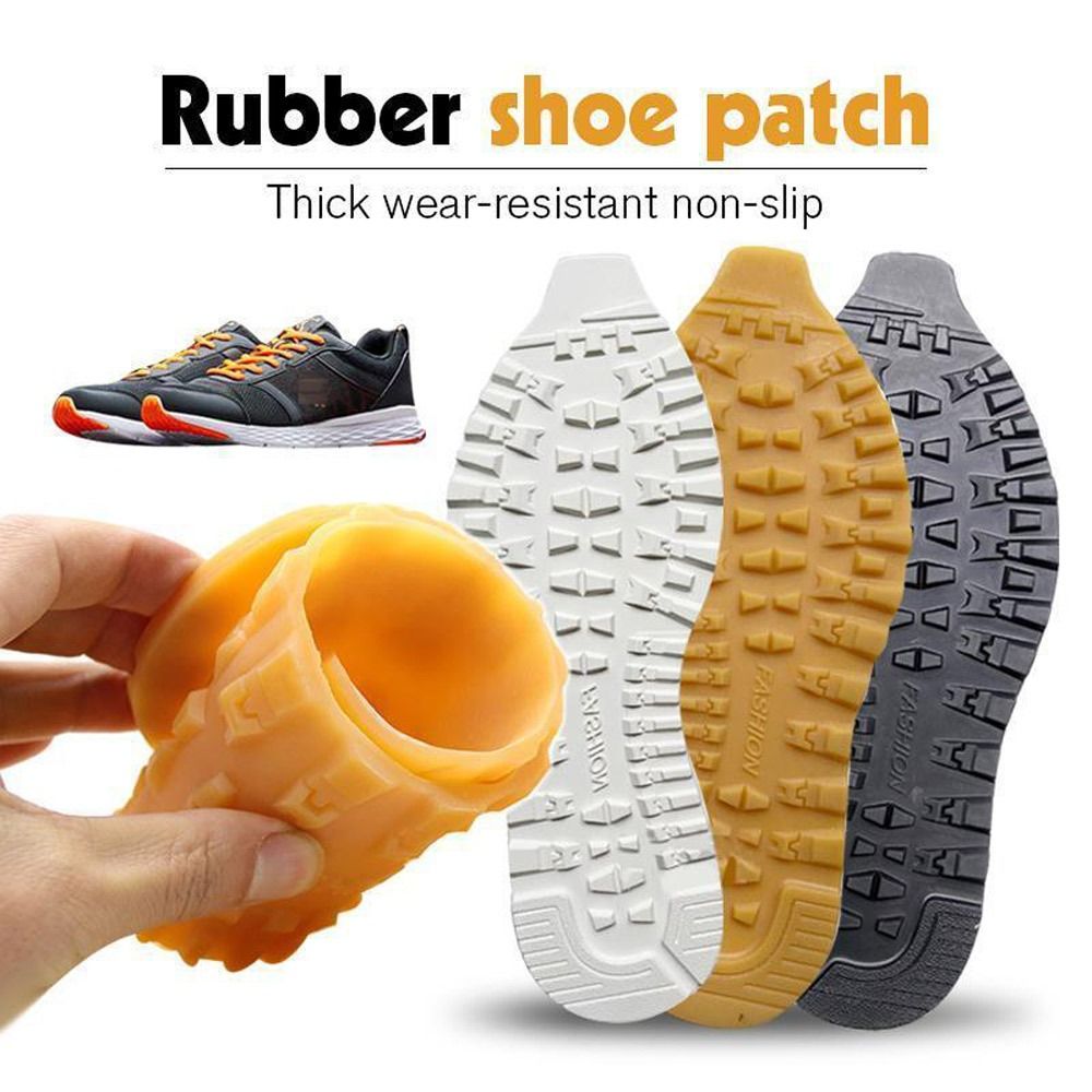 1 par de zapatos antideslizantes de repuesto DIY con suelas de goma gruesas para reparar parches antidesgaste de goma resistentes al desgaste