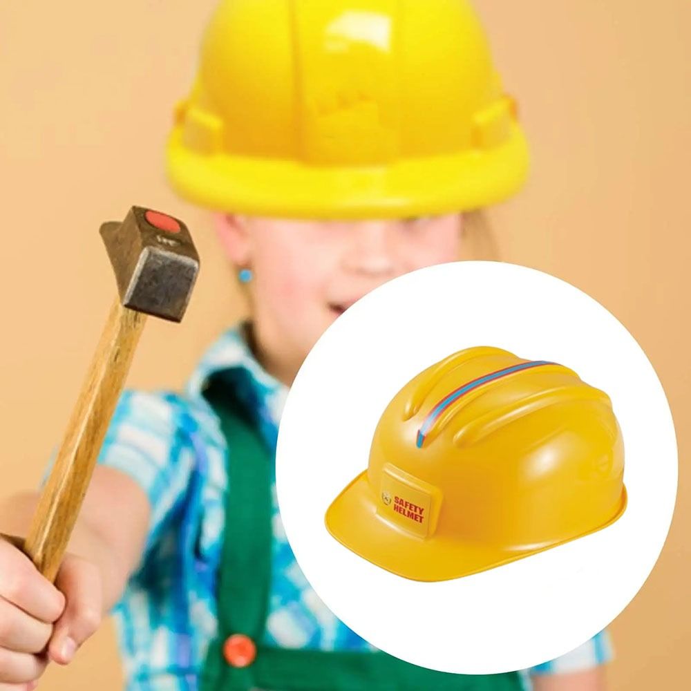 Cute Plastic Simulation Engineering Hat Cosplay Ornaments Safety Engineering Hat Construction Hat Adult