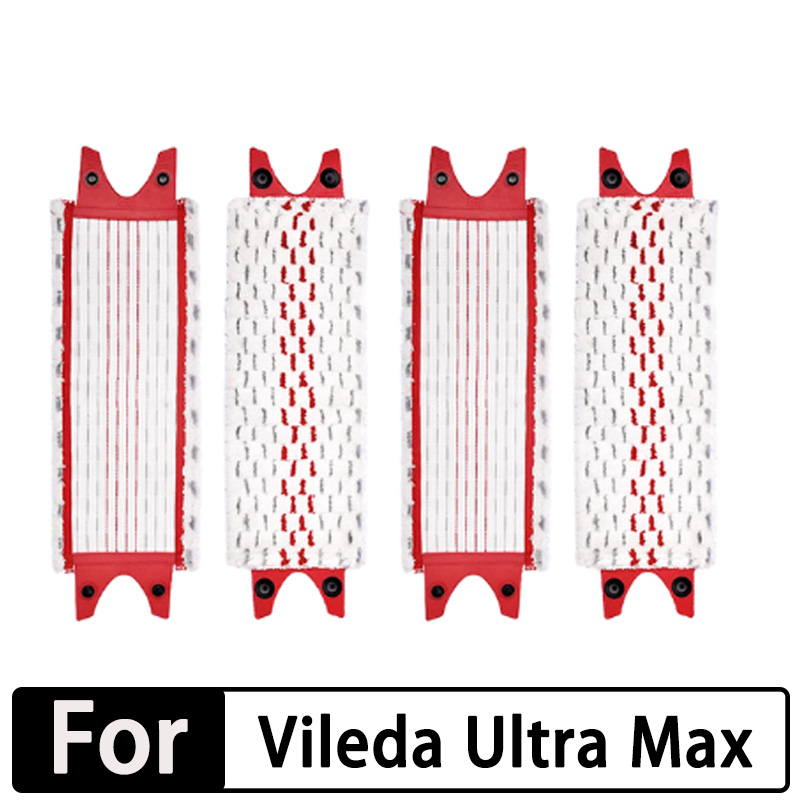 高品質マイクロファイバーフロアモップパッド再利用可能なフラットスピンモップクロス交換用 Vileda UltraMax 速乾性洗濯機で洗えます