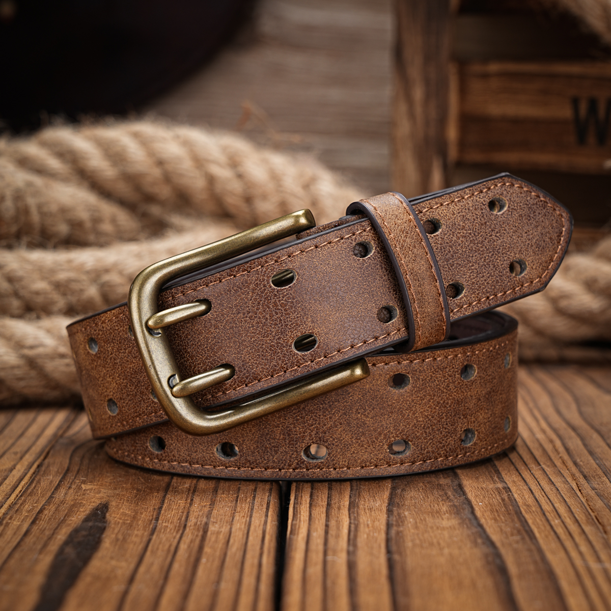 Cinto Casual Retro para Homens e Mulheres Estilo Western! Cinto de Couro PU com Fivela de Metal, Adequado para Uso Diário no Trabalho