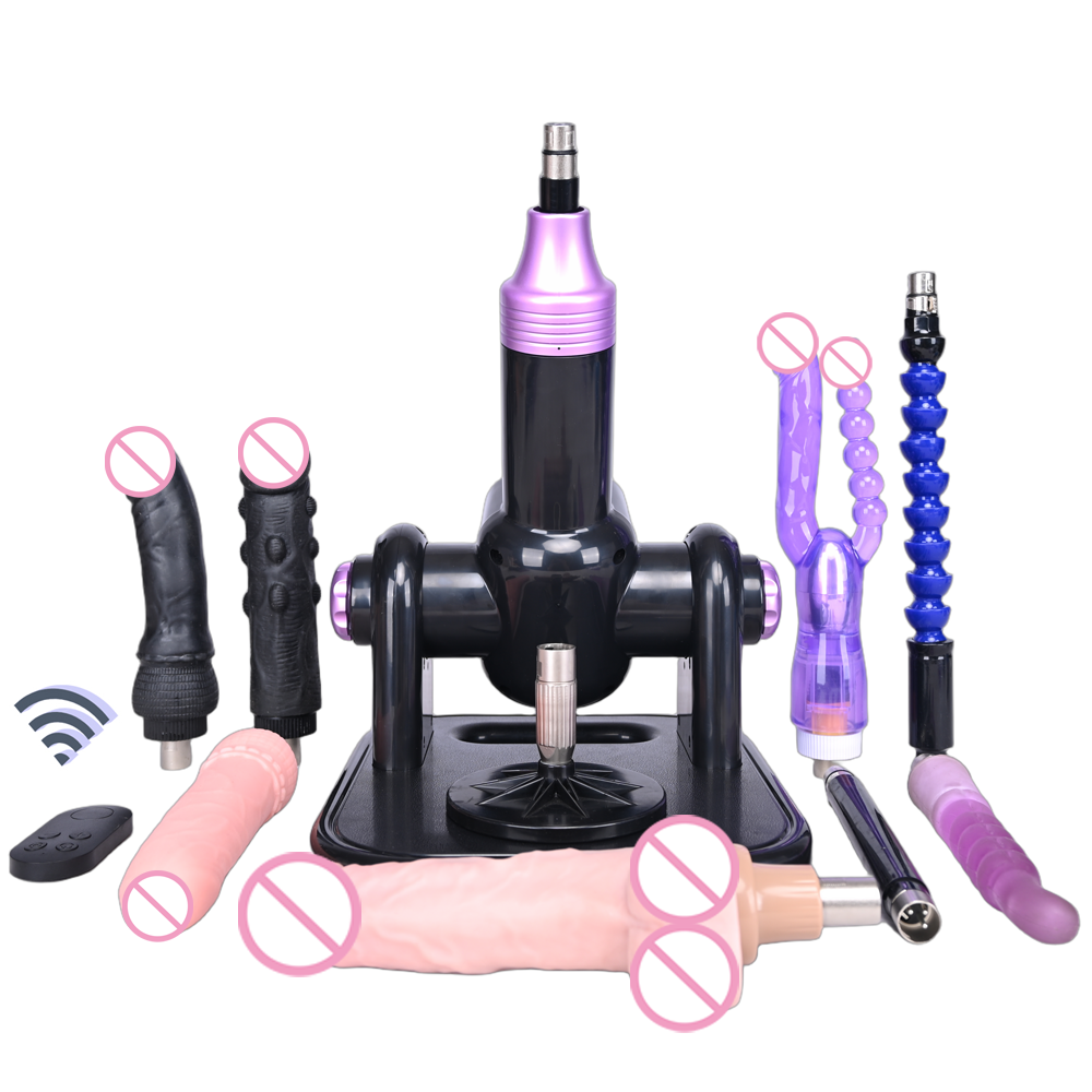 Sex Machine for Woman Adjustable Masturbating Pumping with different Accessories A8 60W Sex machine Gun for Men wireless machine