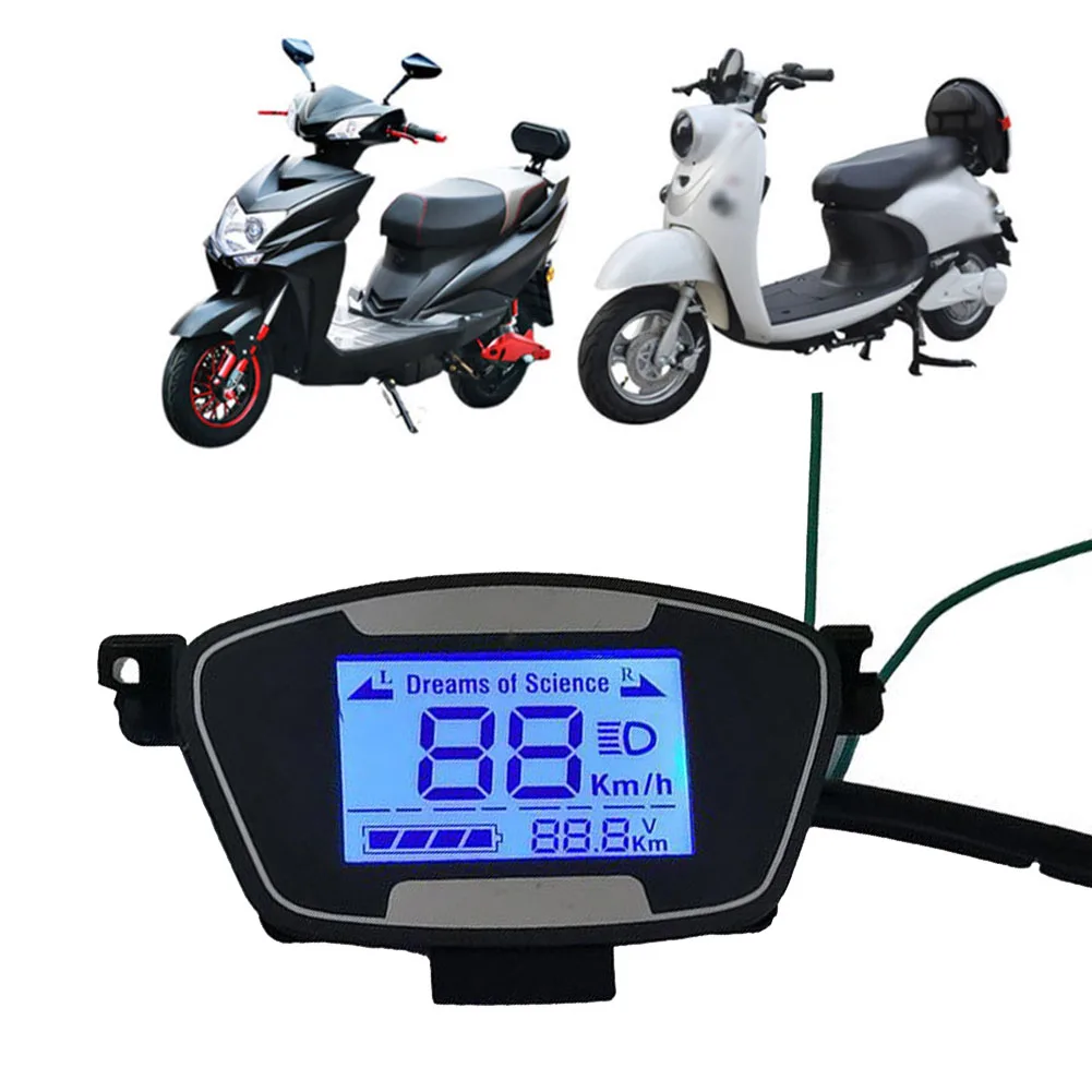 Ebike Scooter LCD Display Motor Speedmeter Screen Electric Bike 48-72V Speed Control Panel E-BikeAccessories