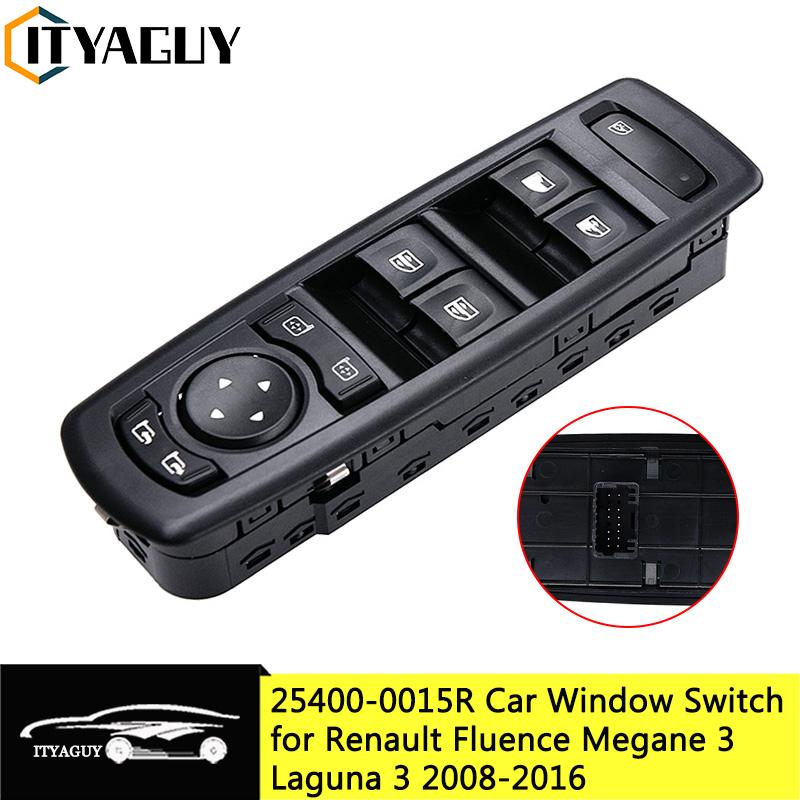254000015 R 25400-0015R Links Driver Elektrische Schakelaar Ruitbediening Voor Renault Fluence Megane 3 Laguna 3 2008-2016 Auto accessoires