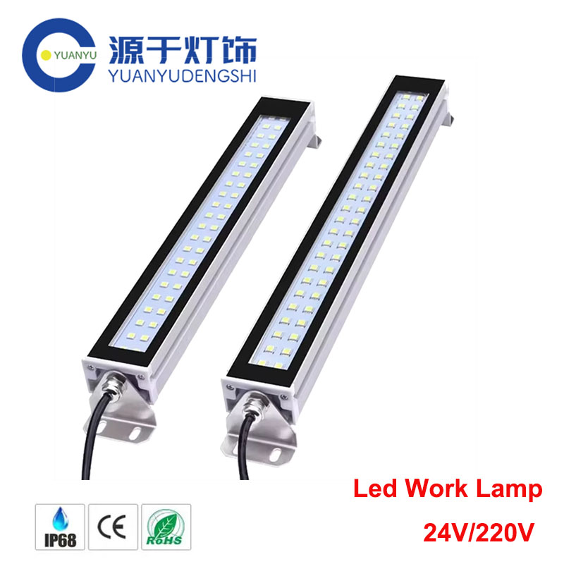 LED工業用ランプIP67防水防油防塵LEDバーランプ22CM 35CM 40CM 52CM 220v 24v機械作業用ツールライト