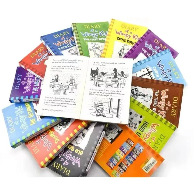 1-1000-0000-20 Tagebuch des wimpy kid englischen Buch tagebuchs der wimpy kid boxed Kinder fiktion bücher