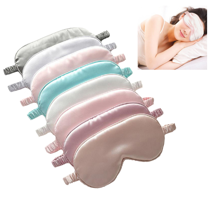 เลียนแบบผ้าไหม Sleep Eye Mask Shading EYE PATCH แบบพกพา Travel Relax Eyepatch Lunch Break Eye COVER สุขภาพกลางคืน Sleeping SHIELD