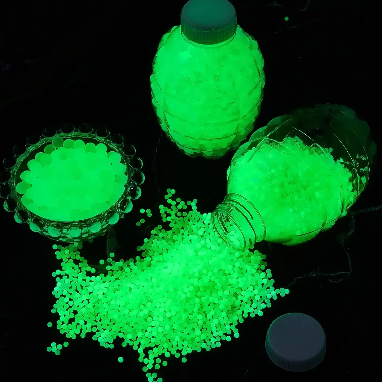 Peças de bola de gel, acessórios de ferramenta com bolas de gel, contas de abacaxi, suporte de garrafa de 7-8mm para respingos de brinquedo blasters, jogo ao ar livre