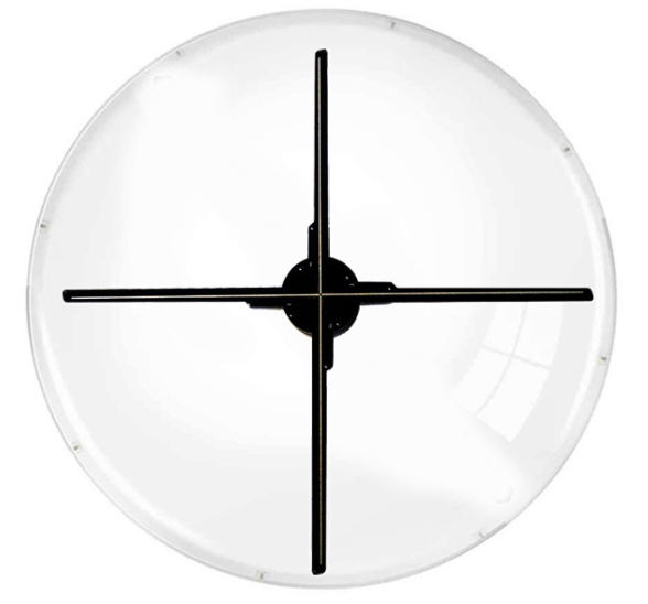 Ventilador Holográfico de 60 cm del Fabricante, Dispositivo de Publicidad con Luz, Pantalla LED de Holograma, Ventilador Holográfico 3D