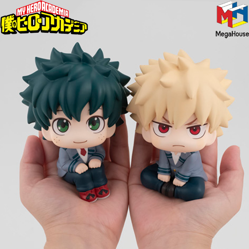 PVC |   (MHA): Izuku Midoriya/Katsuki Bakugo/Todoroki Shoto/Toga Himiko My Hero Academia Figurinha Chibi PVC Fofa |   Brinquedo Colecionável