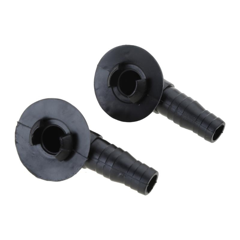 M7DF 2pcs Air Conditioner Drain Outlet Connector Drain Pipe Elbow Tool Universal External Unit Spout Connector ACPipe Parts