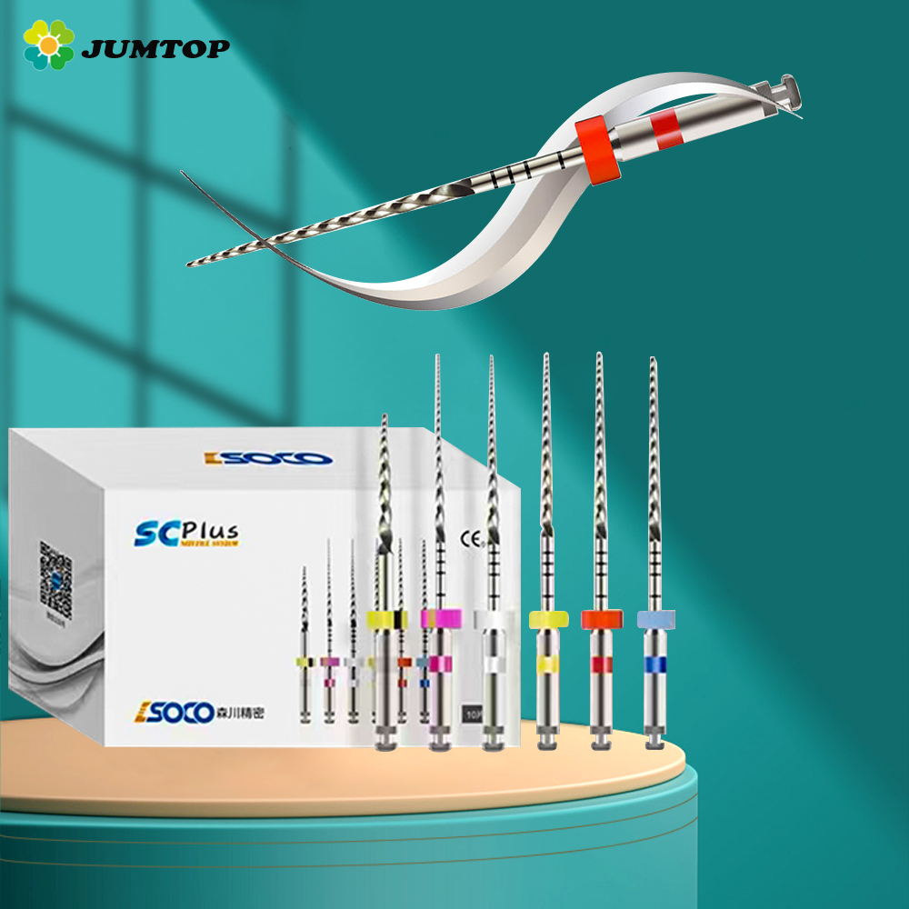 歯科用エンドファイル Coxo SOCO SC Plus 根管テーパー歯内療法ファイル熱活性化ロータリーファイル柔軟な歯科器具