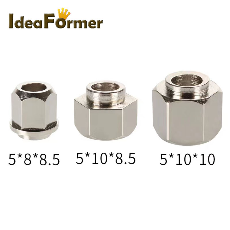 5/10 pièces Entretoises excentriques Openbuilds 6/8mm pour rail V-Slot, roues V, vis d'isolation de colonne excentrique, écrou, alésage 5MM, Pièces d'imprimante 3D