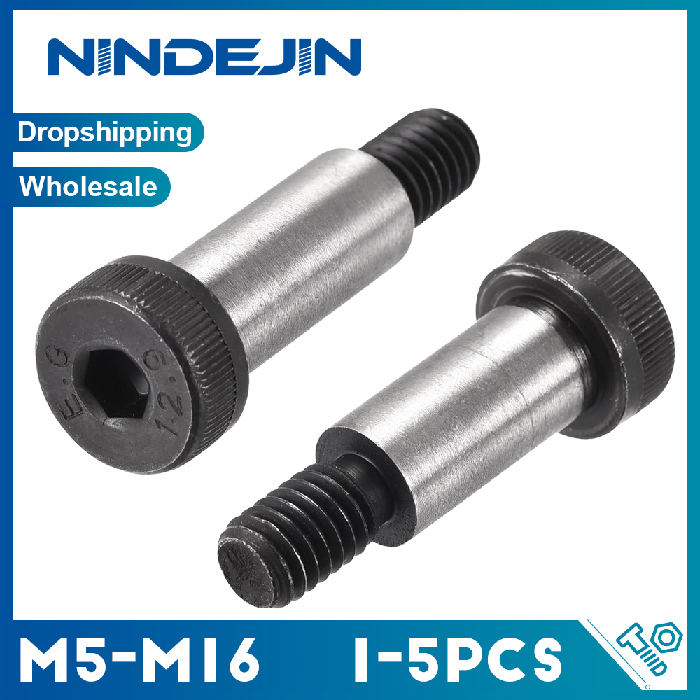 1-5 шт. винт с шестигранной головкой M5 M6 M8 M10 M12 M16 12,9, высокопрочный стальной болт с плечевым болтом, винт с роликовым подшипником