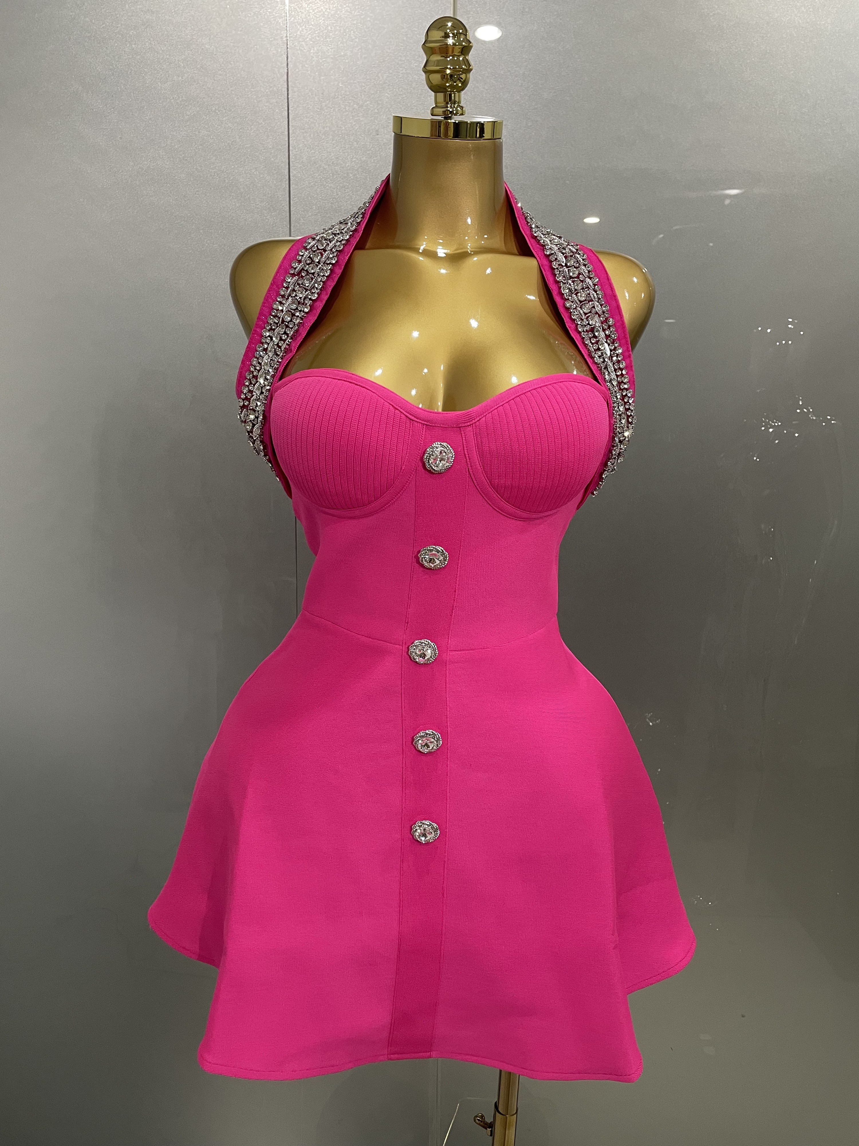2025 mujeres negro Sexy fuera del hombro brillante cristal ceñido al cuerpo vendaje vestido largo guantes elegancia celebrar vestido de fiesta de noche