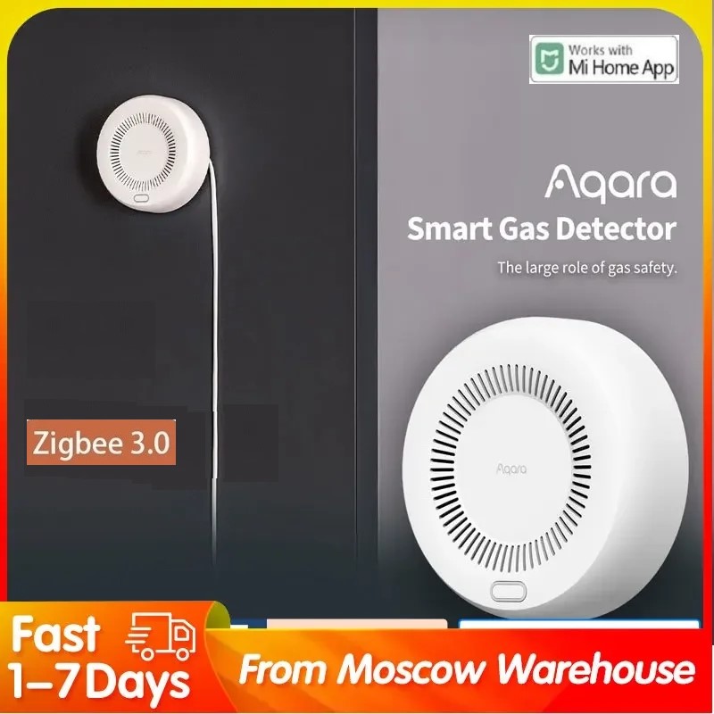 Aqara – détecteur de gaz naturel Intelligent Zigbee 3.0, capteurs de gaz, liaison intelligente, sécurité, fonctionne avec l'application Xiaomi Home Homekit