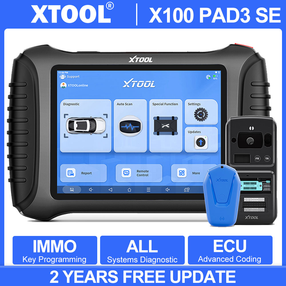XTOOL X100 PAD3 SE Auto Key Programmer z KC501 dla benz/GM Wszystkie klucze zgubione Wbudowane narzędzia diagnostyczne CAN FD Auto xtool PAD3 PRO