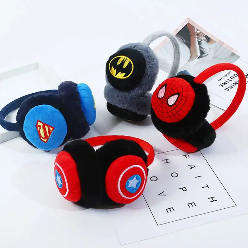Novos meninos e meninas inverno quente adorável bonito pele de coelho dos desenhos animados de pelúcia crianças earmuffs engrossar capa orelhas crianças orelha muffs bandana
