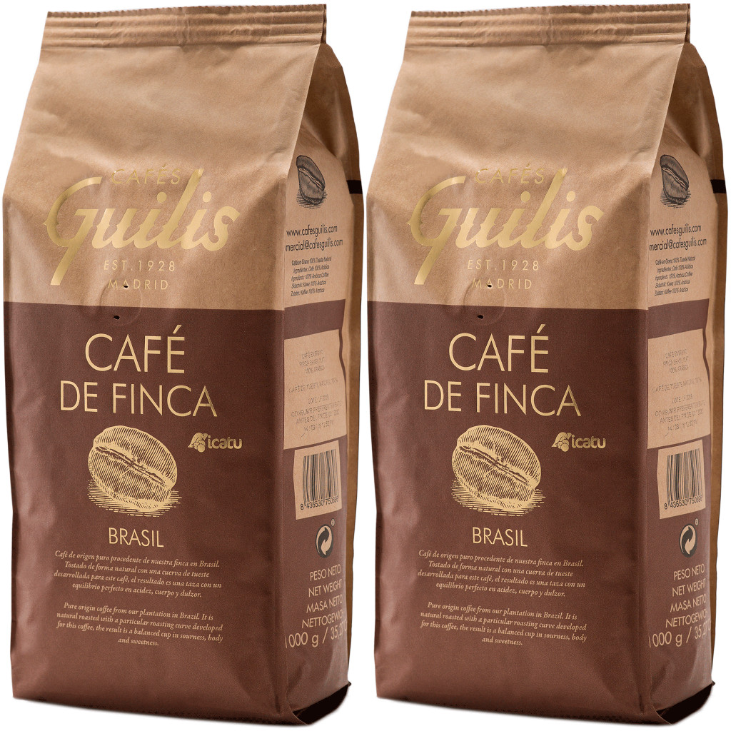Kawa ziarnista 2kg BRASIL Brazylia 100% Arabica Cafes Guilis