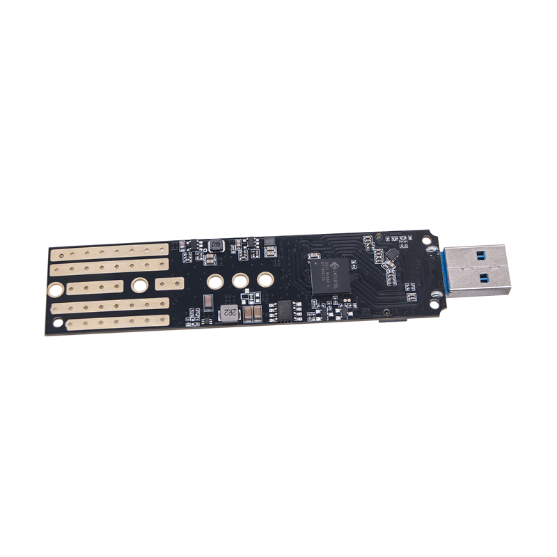 M2 к USB 3.2 GEN2 10 Гбит/с Type-A M.2 SATA/NVME SSD-адаптер-конвертер Riser Card JMS581DL Поддержка чипа 2230 2242 2260 2280 M2 SSD