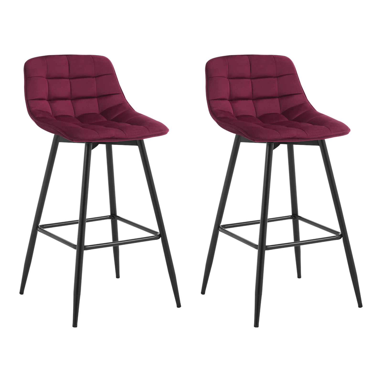 WOLTU 4 unids/set taburete de Bar sillas de Bar con almohadillas ajustables para los pies reposapiés comedor cocina isla mostrador Bistro taburetes altos para cafetería