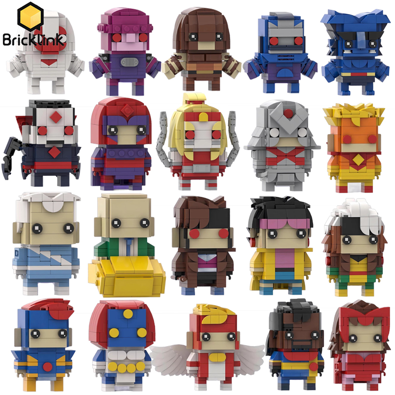 Klocki Bricklink MOC X Anime Film Figurki Akcji Zestawy Klocków Edukacyjne Zabawki dla Dzieci Prezent na Boże Narodzenie