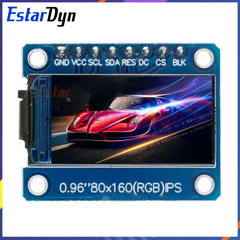 HD 65K 0,96 cala Wyświetlacz TFT Ips Ekran LCD Napęd IC ST7735S 3,3 V 160x80 Interfejs SPI dla Arduio Pełnokolorowy moduł wyświetlacza LCD