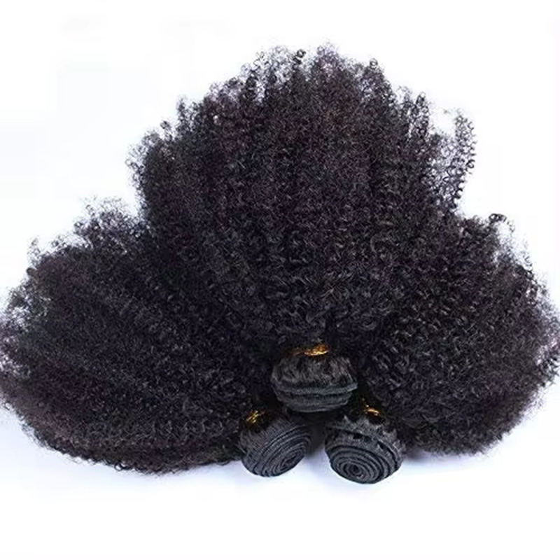 Brasilianische Afro Verworrene Lockige Menschliches Haar Bundles Remy 4b 4c Afro verworrene Masse Menschliche Haarwebart Bundle Deal Haar Extensions 1/2/3 stücke