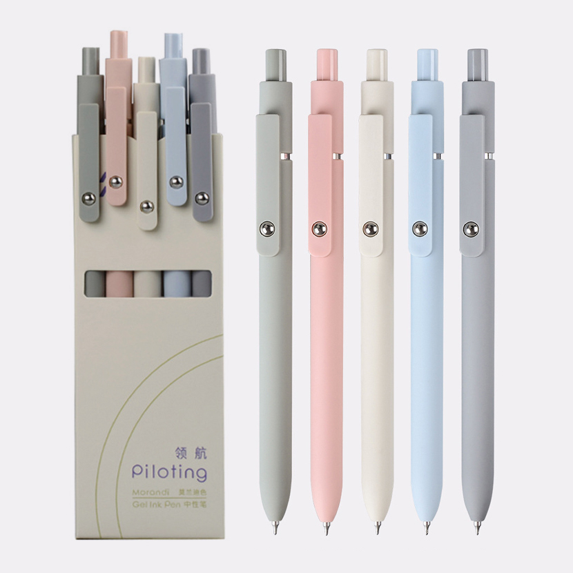 Piloting Morandi Farbgelschreiber, weich, schnell trocknend, glatt, 0,5 mm, Gel-Tintenstift für Schüler, Schreiben, Schreibwaren
