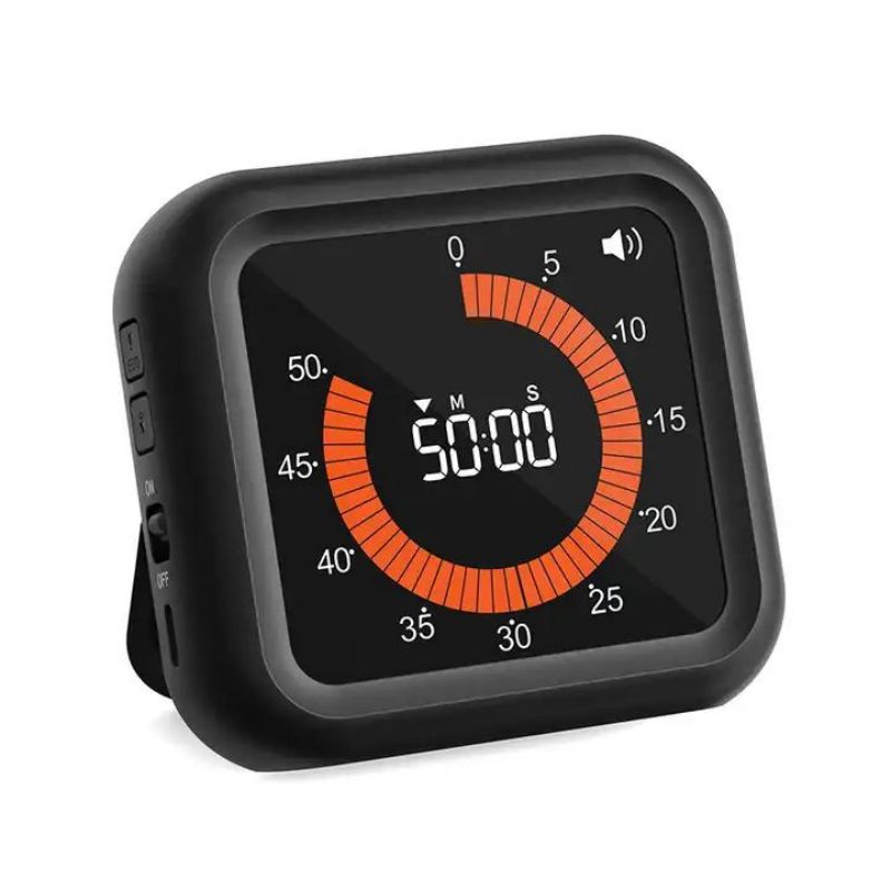 Timer Putar baru pengatur waktu Visual Analog senyap pintar untuk anak-anak dan dewasa jam peringatan opsional Meter untuk Dapur dalam ruangan ruang baca