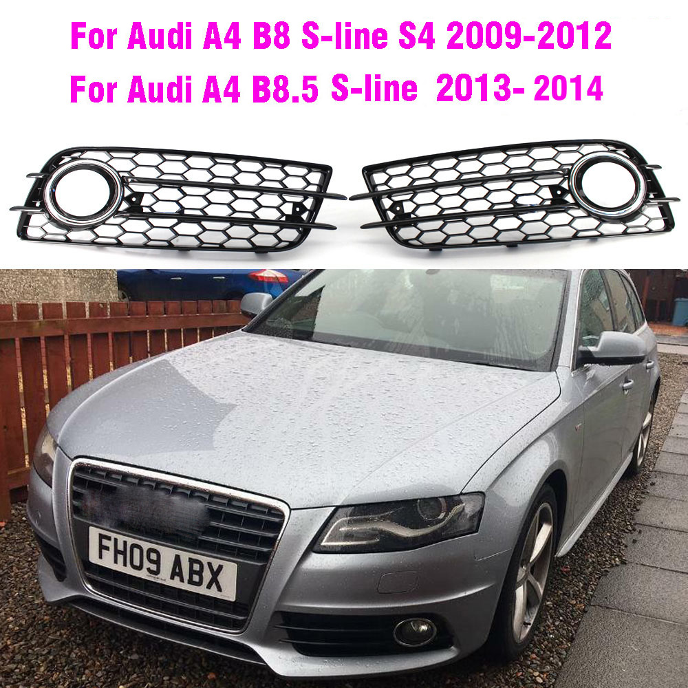 Calandre inférieure de pare-chocs avant de Style RS4, feu antibrouillard pour Audi A4 B8 s-line S4 2009 – 2012
