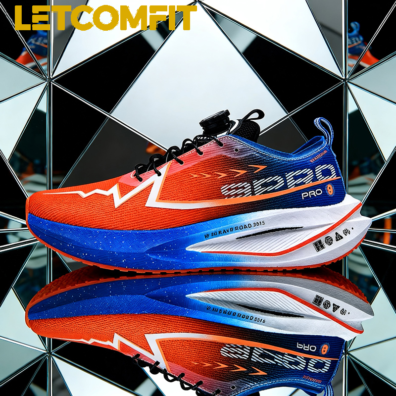 Casual hardloopschoenen Heren Marathon Sport Carbon Board Ademend Lichtgewicht Comfortabele atletische antislip-sneakers voor dames 2026