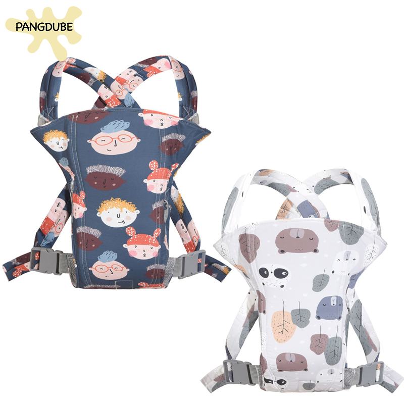 Pangdube ergonômico portador de bebê canguru estilingue recém-nascido envoltório para uso ao ar livre confortável portador infantil para bebês e crianças pequenas