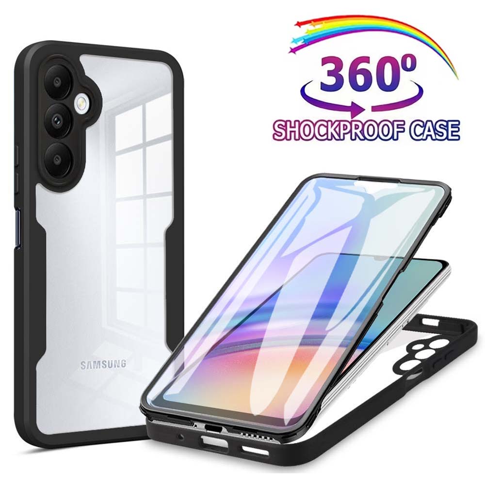 360 °   Volledige beschermhoes voor Galaxy A36 A56 A37 A57 A07 A55 A35 A15 A05 A05S A14 A34 A04 A13 A04S A53 telefoonhoes