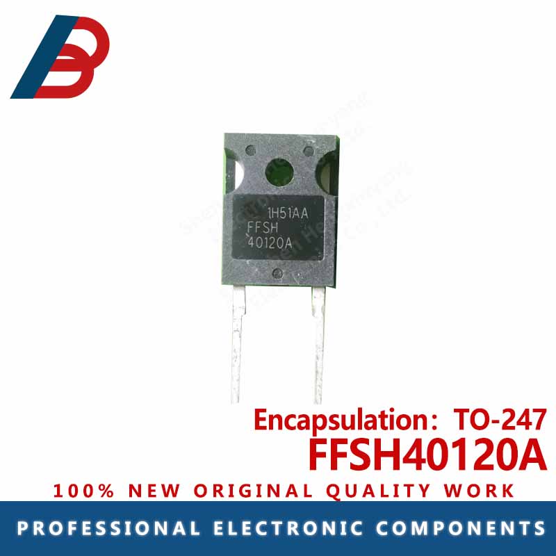 Paquete de diodo de recuperación rápida de carburo de silicio FFSH40120A, 1 piezas, TO-247