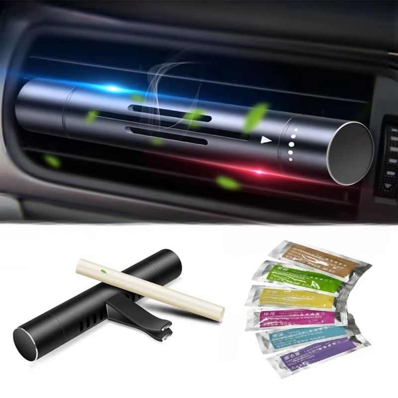 Deodorante per Auto 5/6/10/24 Pezzi, Profumo per Bocchette d'Aria, Accessorio Interno Auto, Personalizzabile, Elimina Odori, Aroma