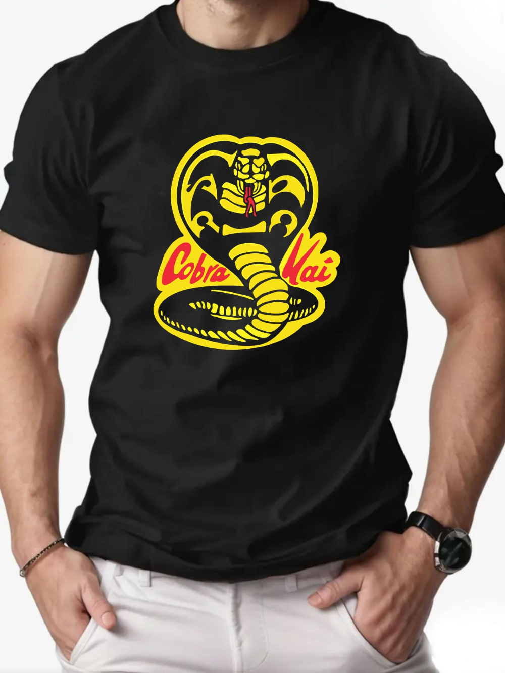 Heren zomer casual T-shirt met korte mouwen Cobra zomerontwerp kleding grafisch shirt met korte mouwen heren dames voor lente en zomer