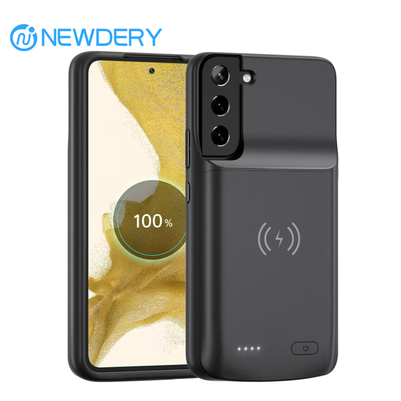 Casing Baterai 5000mAh untuk Samsung Galaxy S22 Casing Pengisi Daya Baterai Diperpanjang Isi Ulang Penutup Bank Daya