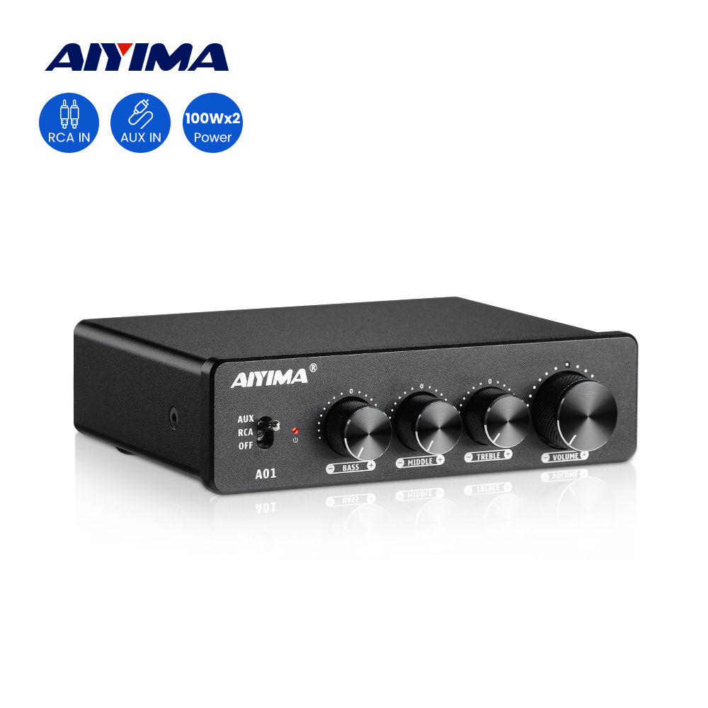 AIYIMA A01 TPA3116 amplificateur Audio classe D amplificateur de puissance sonore HiFi musique stéréo amplificateur Home cinéma ampli