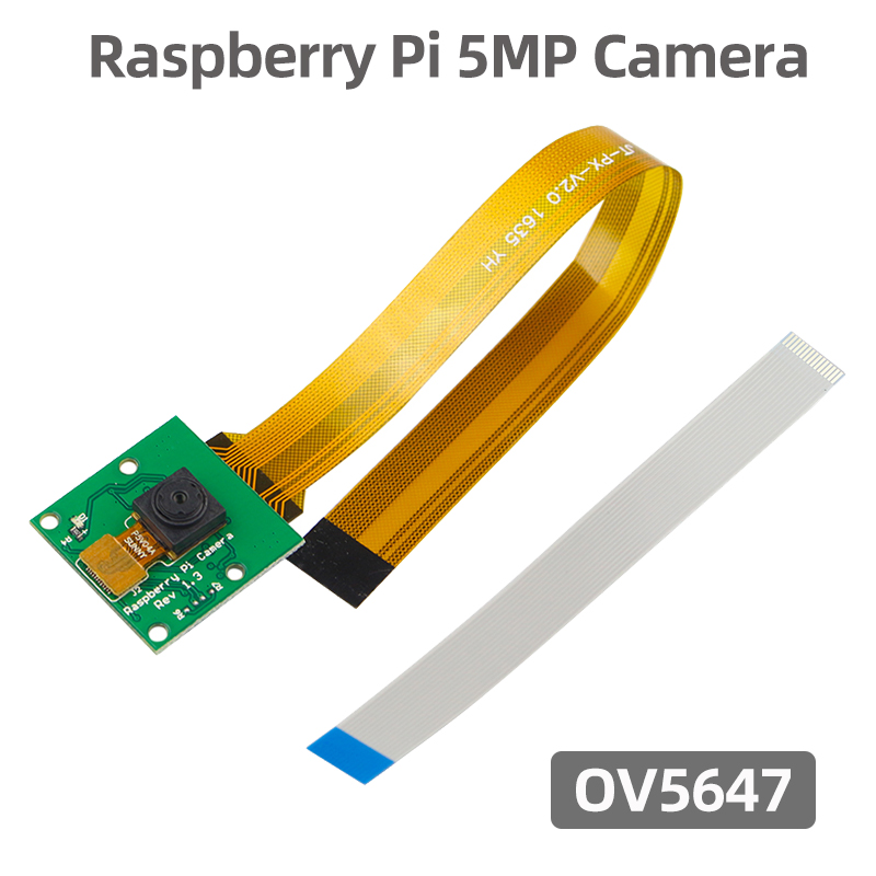 Cámara Raspberry Pi 5/Zero 5MP 1080P OV5647 cámara web con soporte opcional FFC para Raspberry Pi 5/4/3/Zero 2 W Pi0