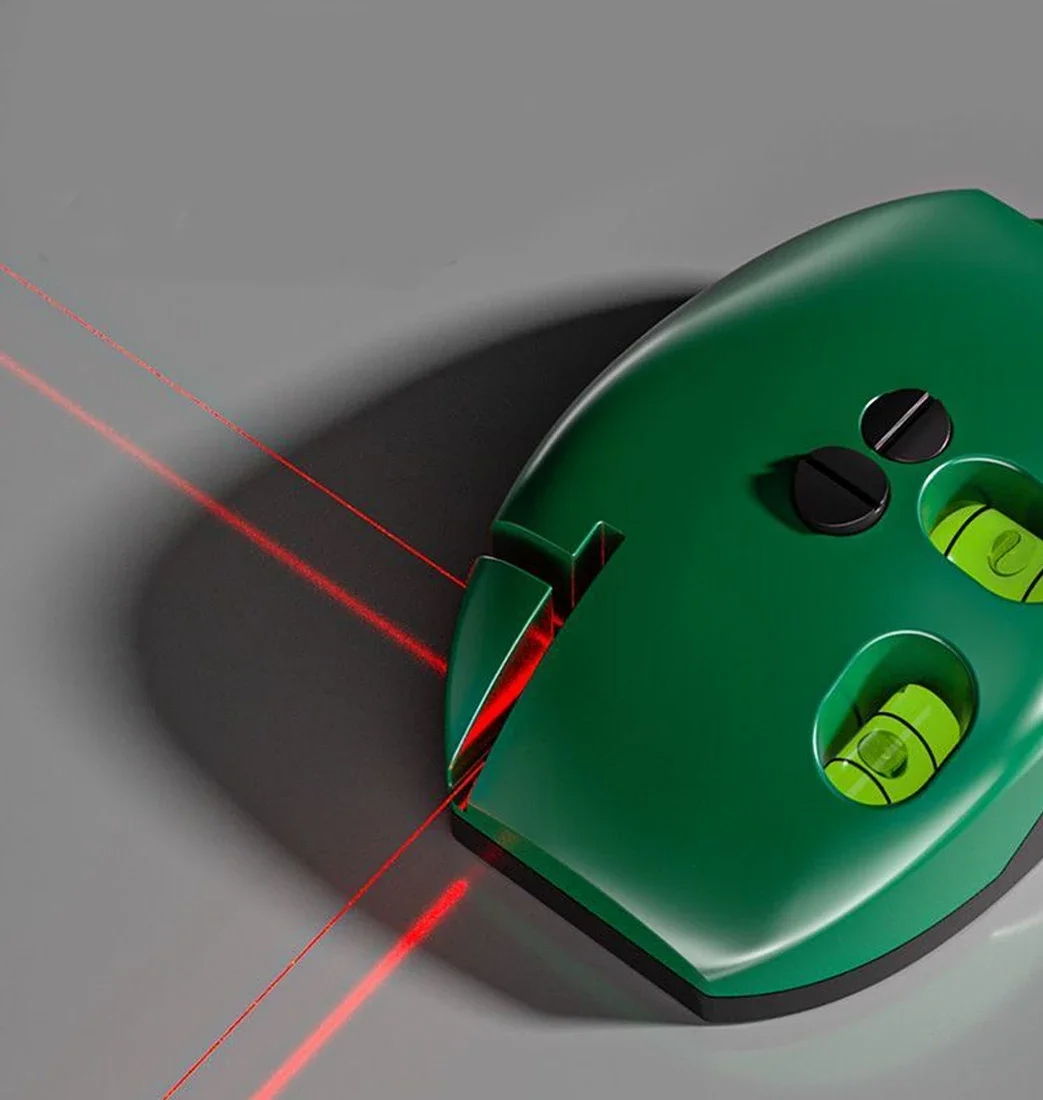 Nível de laser de 90 graus, nível de linha infravermelha eletrônica, alta precisão, ferramenta de nível de parede de longa distância, alimentado por bateria, portátil