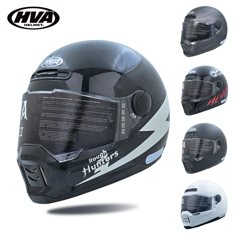 Retro Motorcycle Helmet DOT ECE Certification Full Face Helmet Capacete De Casco Vintage Casque Vintage Motorbike