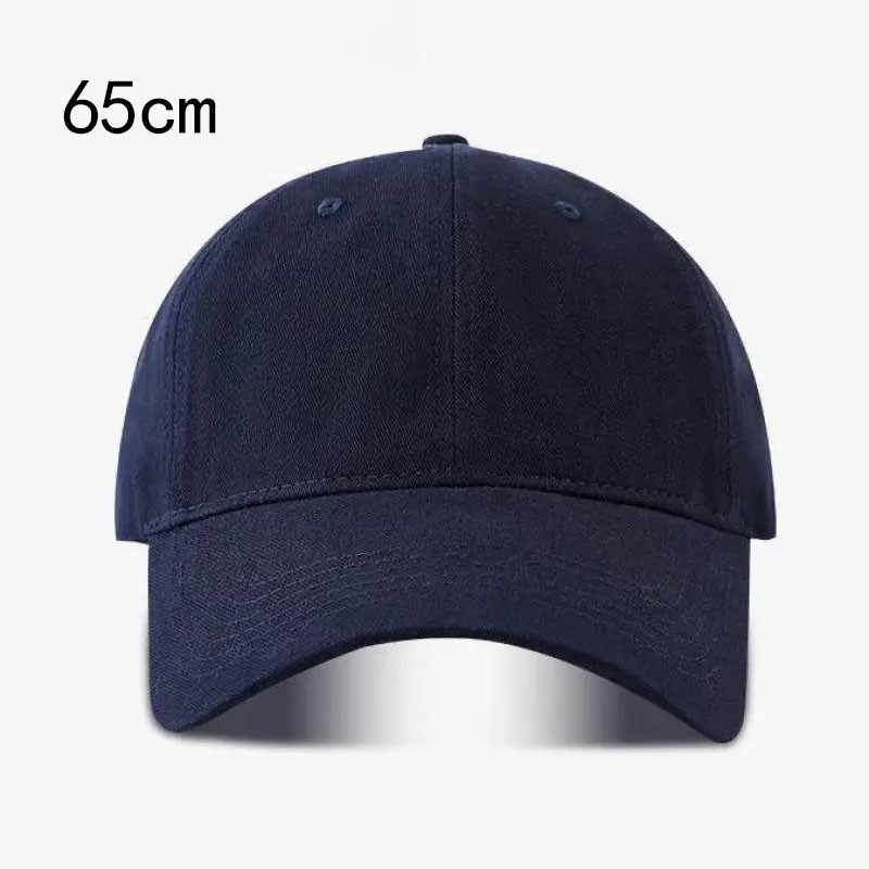 Casquette de Baseball à grosse tête pour hommes femmes coton solide haut profond chapeau noir camionneur papa casquettes sport Snap Back os Gorra Hombre