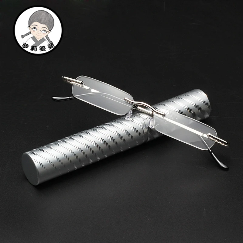 Lunettes de lecture de poche pour hommes et femmes, mini-lunettes de lecture portables avec étui en forme de stylo pour les voyages et le bureau
