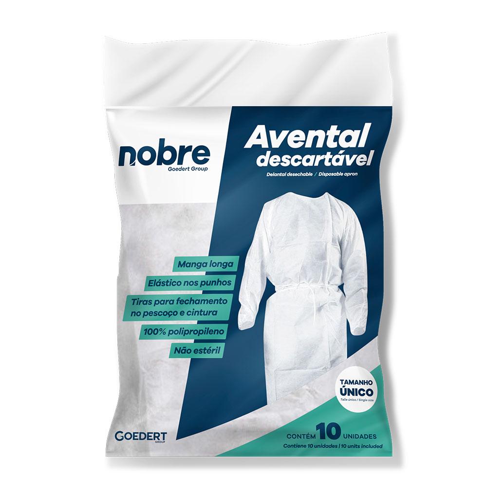25G - Tnt - 10 Units Disposable Long Sleeve Apron-Noble